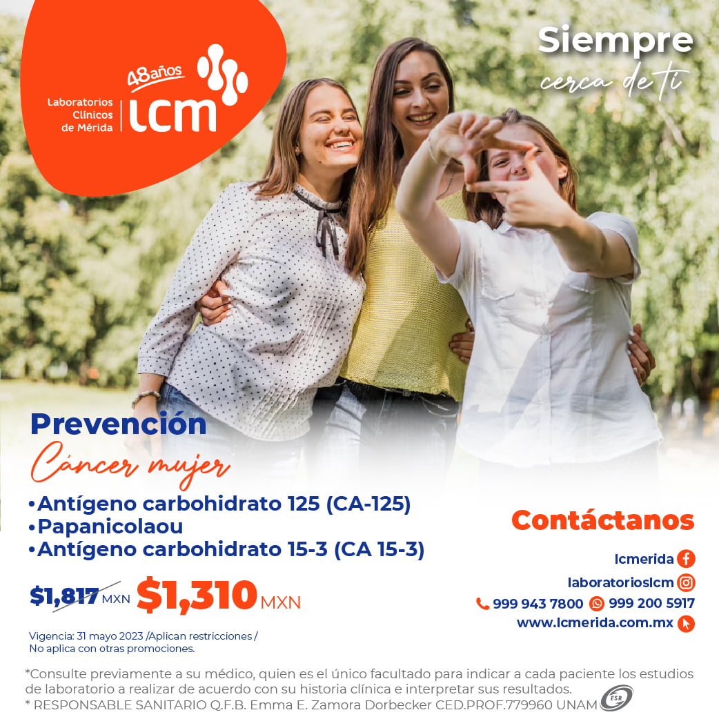 Paquete de estudios preventivos sobre el cáncer en Mérida, Yucatán