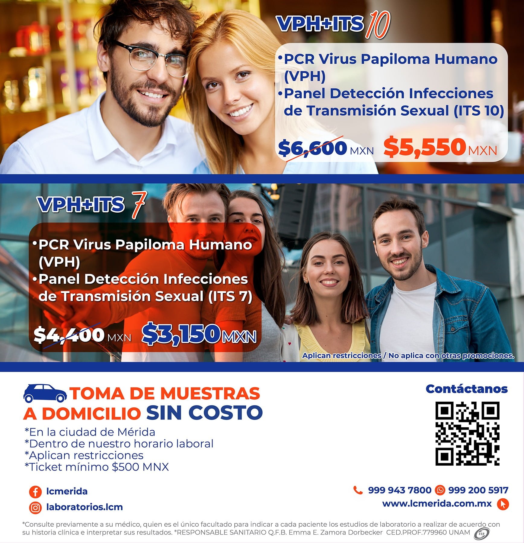 Detección de ITS y VPH en Mérida, Yucatán.